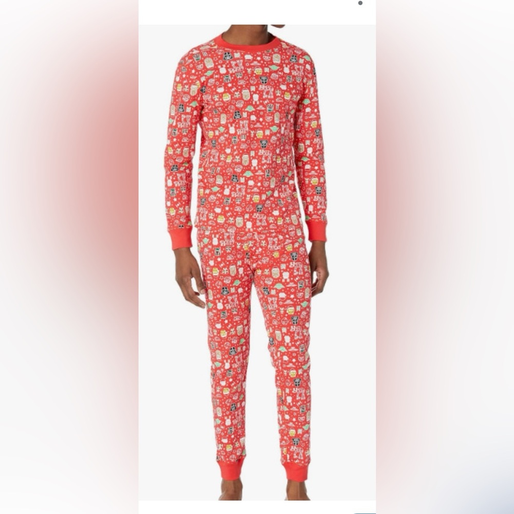 Amazon Disney Marvel Star Wars Men's Snug-Fit Pajama Set -Small